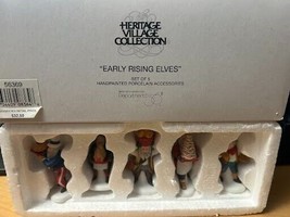 Department 56 ~ Heritage Village Collection  ~ Early Rising Elves - £13.58 GBP