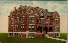 Sioux City Iowa Boys and Girls Home 1913 Warman MN to Johnstown NE Postcard X7 - £3.95 GBP