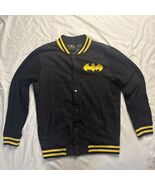 Batman DC Comics Varsity Jacket Button Up Youth M (s16) Medium - $23.78 CAD