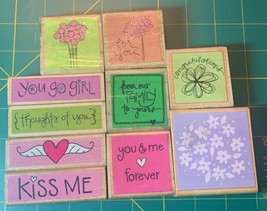 You Go Girl Rubber Stamps Set #21 - £7.92 GBP