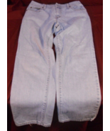 LEVIS RELAXED TAPERED 550 JEANS LIGHT BLUE WASH GIRLS DENIM PANTS 6 MEDIUM - €18,83 EUR