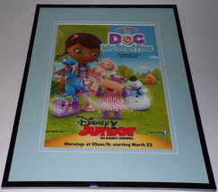 Doc McStuffins 2012 PREMIERE Framed 11x14 ORIGINAL Advertisement Disney Junior - £35.49 GBP