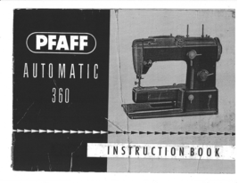 Pfaff 360 Automatic manual sewing machine instruction Hard Copy - $14.99