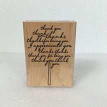 F5109 Thank You Tree Hero Arts Rubber Stamp Thanks For Being You I Appreciate - £7.90 GBP