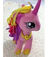 My Little Pony With Purple Wings 2013 Hasbro Pink Plush with Heart Unico... - $12.87