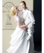 Lenox Bride &amp; Groom Cake Topper Figurine Opal Innocence Wedding 8"H New ... - $64.25