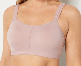 Breezies Comfort Zone Full Coverage Wirefree T-Shirt Bra Rose Mauve, 36DD - £20.21 GBP