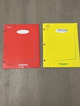 Lot of 2 Mead Snapper Trapper/ Trapper Keeper 2 Pocket Folders - $15.00