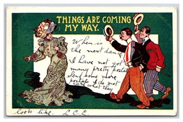 Fumetto Piuttosto Lady Sees Things Arrivando My Way Creepers 1905 Udb Cartolina - $7.13