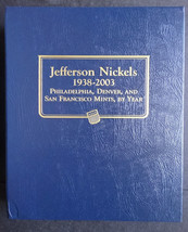 Whitman Jefferson Nickels Nickel Coin Album Book Number 3 1938-2003 #9116 - £29.05 GBP