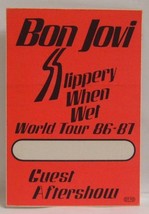 JON BON JOVI / RICHIE SAMBORA - OLD BON JOVI TOUR CONCERT CLOTH BACKSTAG... - £7.96 GBP
