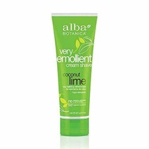 NEW Alba Botanica Very Emollient Coconut Lime Cream Shave 8 Oz - £9.85 GBP