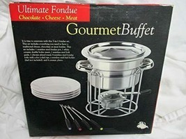 Ultimate Fondue Set For Chocolate Cheese Meat Gourmet Buffet - $91.07