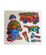 2000s Hambly Holographic Construction Worker Single Sticker Sheet 1.5&quot; T... - $5.41 CAD