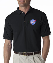 Nasa Meatball Insignia Mens Polo Shirt XS-6XL, LT-4XLT Space Shuttle Apollo New - £21.27 GBP+