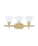 Livex French Regency Bath Light Fixture- Polished Brass - $462.38