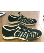 Relativity Size 7M Shoes Athletic Jackie Slip On Peek Through Sides Blac... - $37.43