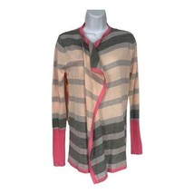 Clements Ribeiro Portobello Striped &amp; Floral Open Cardigan Sweater Size S - $27.81