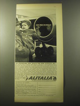 1960 Alitalia Airlines Ad - Daddy, where&#39;s the propeller? - £11.26 GBP