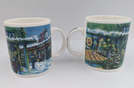 2 Starbucks Barista Christmas Coffee Tea Mug Winter Pike Place Public Market image 3