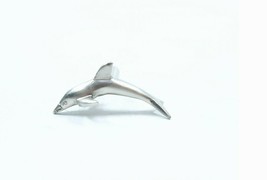 Dolphin Shaped Brass Knob Brushed Nickel 3, X1.25 - £7.09 GBP