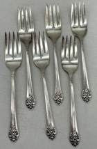 Oneida Plantation Silverplate Salad Fork Lot of 6 Forks 6.5" - $15.19