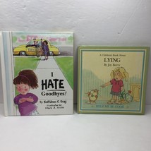 Vintage Lot 2 Books I Hate Goodbyes Emotional Skills Children&#39;s Book About Lying - £10.35 GBP