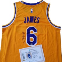 Lebron James #6 Authentic Signed Los Angeles Lakers Jersey - COA - £250.60 GBP