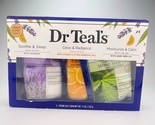 Dr Teals Epsom Salt Soak 3 Piece Variety Pack Gift Set Sooth And Sleep L... - $19.30