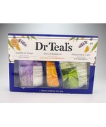Dr Teals Epsom Salt Soak 3 Piece Variety Pack Gift Set Sooth And Sleep L... - £15.26 GBP