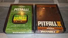 Pitfall II Lost Caverns And Pitfall Atari 2600 Both Tested And Working - £36.39 GBP