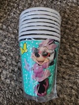 Minnie Mouse Happy Helpers Disney Kids Birthday Party 9 oz. Paper Cups 8ct - £3.80 GBP