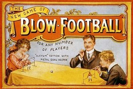 The New Game of Blow Football - Art Print - £17.53 GBP+