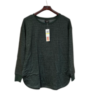 32 DEGREES Womens Activewear Fleece Athleisure T-Shirt,Dark Moss Green Size XS - $24.19