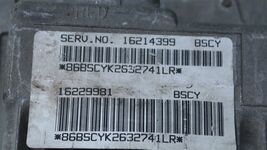 GM Buick Chevy Engine Control Unit ECU ECM PCM Computer Module 16214399 image 2
