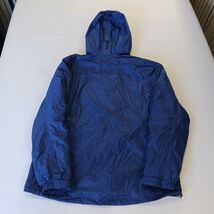 LL Bean #293745 Misses Size M Reg Blue Hoodie Full Zip Nylon Jacket Pockets  image 2