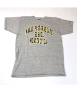 Vintage Champion Naval Postgraduate School Monterey CA Gray T Shirt Mens... - $55.17 CAD