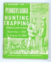 1983-84 Pennsylvania Hunting Trapping Regulations Hunter Booklet -798738 - $20.61
