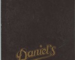 Daniel&#39;s Broiler Menu &amp; Desserts / Drinks Menu Seattle Washington Area 1... - £22.22 GBP