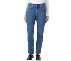 Kirkland Signature Women&#39;s High-Rise Straight Leg Jean (Black, 8x28) - $27.49+