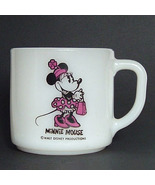 Vintage Disney Federal Milk Glass Minnie Mouse Mug - £13.39 GBP
