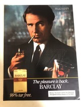 1982 Barclay Cigarettes Vintage Print Ad pa2 - $7.91