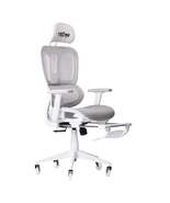 AIRFLEX2.0 Platinum-Level White Mesh Gaming Chair Ergonomic Breathable W... - $450.89