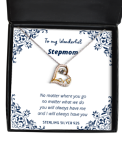 To my StepMom, No matter where you go - Love Dancing Necklace. Model 64036  - £31.93 GBP