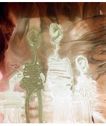 Tonito Original Painting.FAMILY of Four.Organic Surrealism.Otherworldly ... - £74.31 GBP