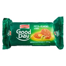 10 Packs of Britannia Good Day Pistachio - Almond Cookies 75g Each-Free ... - $27.09