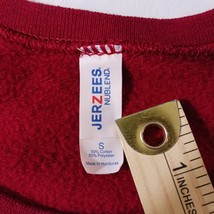 Jerzees Nublend Peak Our Time To Shine Men's Red Cotton Blend Sweatshirt Size S image 3