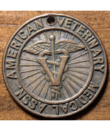 Chicago, Illinois IL American Veterinary Medical Assn. Key Fob Medallion - $529.89 MXN