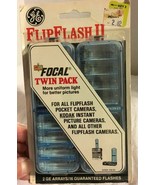 NOS Vintage GE Flip Flash II Flipflash for Kodak Pocket Cameras Twin Pack - £21.35 GBP