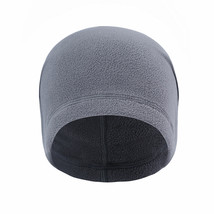 Gray - Skull Cap Helmet Winter Windproof Thermal Beanie Hat Men Women - £14.78 GBP